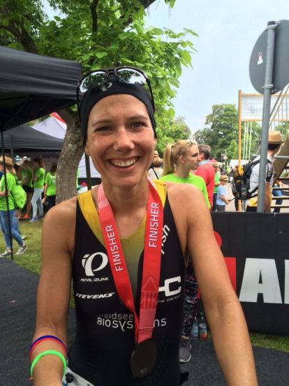 Ricarda Lisk becomes fifth in the Ironman 70.3 in Kraichgau