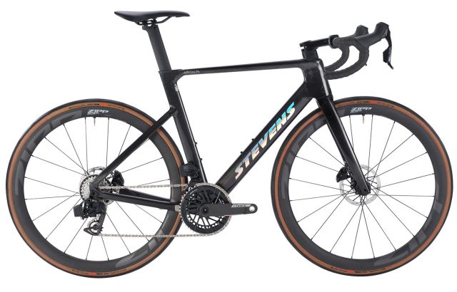 STEVENS Arcalis Carbon Black with SRAM Force AXS