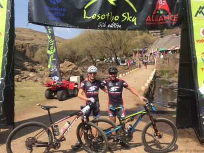 Andre Paschke and Frank Ziemann won the open male Category at Lesotho Sky Race on STEVENS Bikes
