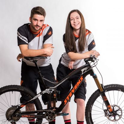 Alessandro Sepp und Veronika Brüchle, STEVENS MTB Racing Team